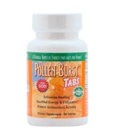Pollen Burst Energy (SOD) & Endurance Without Caffeine - 60 Tabs - 2 Pack
