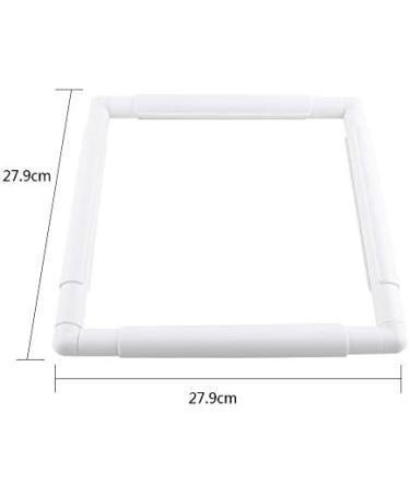 Universal Plastic Embroidery Frame - 27.9x27.9cm - for Quilting, Needlepoint, Silk-Painting - Buy Online on GoSupps.com
