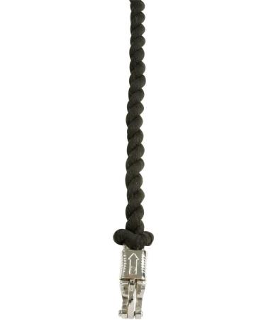 PFIFF 005037 Lead Rope with Panic Hook | 175 cm Cotton Twisted Black Ideal for Equestrian & Outdoor Use - Buy Online on GoSupps.com