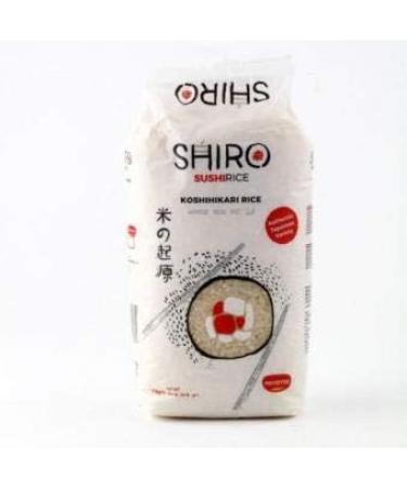 Shiro Premium Sushi Rice Package of 1 Kg Authentic Japanese Koshihikari 100 Ideal for Sushi Rice - Buy Online on GoSupps.com