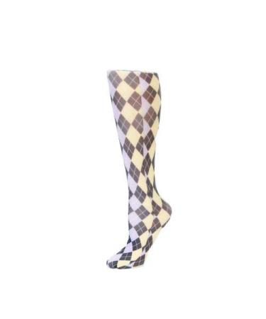 Red Moby Celeste-Stein-CMPS-2-2087 Womens 15-20 mmHg Compression Sock - Pastel Abstract