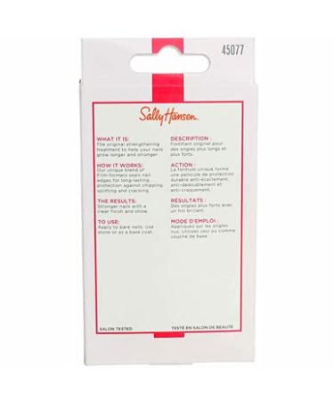 Sally Hansen Hard As Nails Strengthener Clear 0.45oz (13.3ml) - Pack of 3 - Buy Online on GoSupps.com