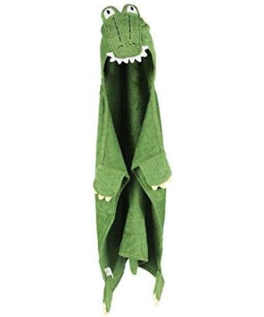All Kids United Eco-Friendly 100% Cotton Hooded Baby Towel | 76x76 cm Green Frotte Bath Towel for Babies & Children - Buy Online on GoSupps.com