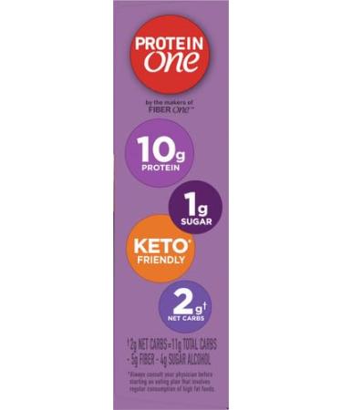 Protein One 90 Calorie Protein Bars Strawberries and Cream Keto Friendly 5 Ct 4.8 oz Strawberries and Cream 5 Count (Pack of 1) - Buy Online on GoSupps.com