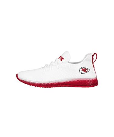 FOCO NFL Mens NFL Team Logo Athletic Shoes Sneakers Kansas City Chiefs 10 Gradient
