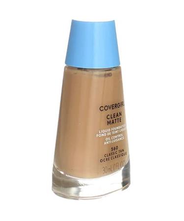 CoverGirl Clean Classic Tan Matte 560 Oil Control Liquid Makeup - Pack of 2 - Buy Online on GoSupps.com