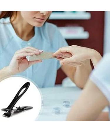 Nail Clippers Set 16mm Wide Large Jaw Opening with Nail File for Thick Nail Stainless Steel Black Fingernail and Toenail Nipper Cutter Podiatry Trimmer Pedicure Manicure Kit - Buy Online on GoSupps.com