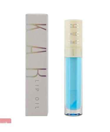 KAB Lip Oils for Hydrating Lips   Non-Sticky  Tinted Lip Oil Lip Gloss with Vitamin E in Coconut Flavor   Sheer  Cruelty-Free Lip Oil Tinted in Juicy Shades with Doe Foot Applicator (Blue Raspberry)