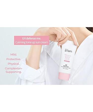  MAKE P:REM UV defense me. Calming Tone up Sun Cream SPF 50+ PA++++ 50ml - Buy Online on GoSupps.com