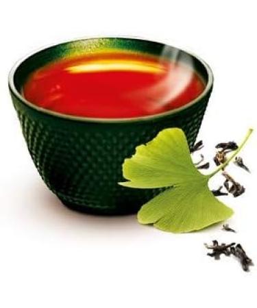 Organic Gingo Tea by Pagoda Teas | Green Tea with Ginkgo Biloba - Box of 60 Tea Infuser | Organic Tea | Reinforced and Patented Formula | Promotes good circulation reduces the effect of heavy legs - Buy Online on GoSupps.com