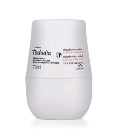 Natura - Linha Todo Dia (Acerola e Hibisco) - Desodorante Antitranspirante Roll-on 70 Ml - (Every Day (Barbados Cherry & Hibiscus) Collection - Antiperspirant Roll On Deodorant 2.36 Fl Oz)