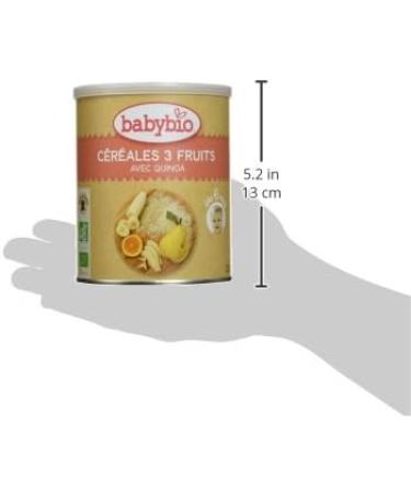 Babybio - C r ales 3 fruits avec Quinoa Bio 220 g - 6+ Mois - BIO - Buy Online on GoSupps.com