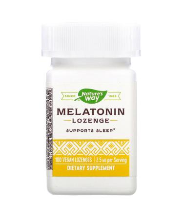 Nature's Way Melatonin Lozenge 2.5 mg 100 Vegan Lozenges