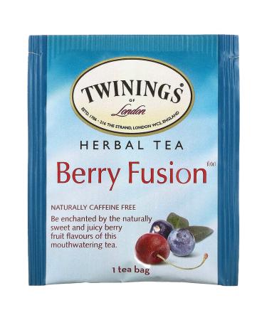 Buy Twinings Herbal Tea Berry Fusion - Caffeine Free 20 Tea Bags (1.41 oz) | Refreshing Blend - Buy Online on GoSupps.com