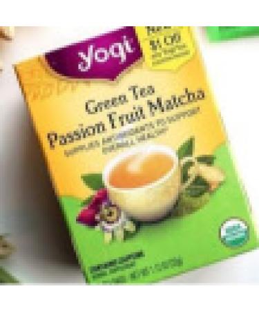 Yogi Tea Green Tea Passion Fruit Matcha 16 Tea Bags 1.12 oz (32 g)