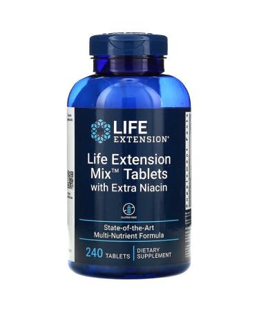 Life Extension Life Extension Mix Tablets with Extra Niacin 240 Tablets