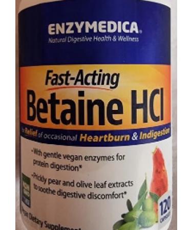 Betaine HCL 120 Capsules