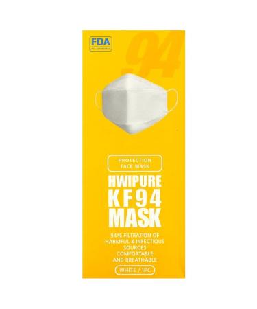 Hwipure Disposable KF94 ( N95 / KN95/ FFP2 ) Mask  25 Masks
