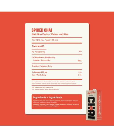 Say When Beverages Organic Spicy Chai Concentrate 12 Count of 946ml - Buy Online on GoSupps.com