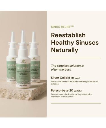 Nature's Rite Sinus Relief Spray 1.5 oz - All-Natural Nasal Support for Sinus Problems - Made in USA - Buy Online on GoSupps.com