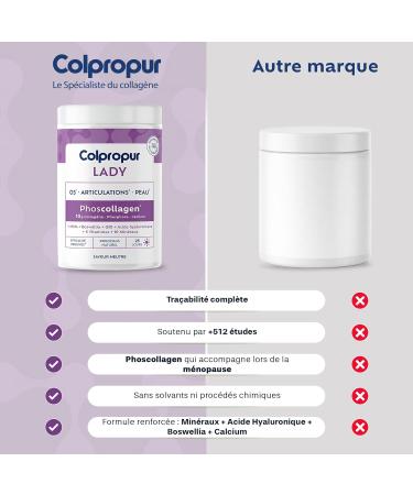 Hydrolyzed Collagen Powder | Menopause Bone | Calcium Phosphorus Hyaluronic Acid Q10 Vitamins Minerals | 25 Days | Neutral Flavor | Colpropur - Buy Online on GoSupps.com