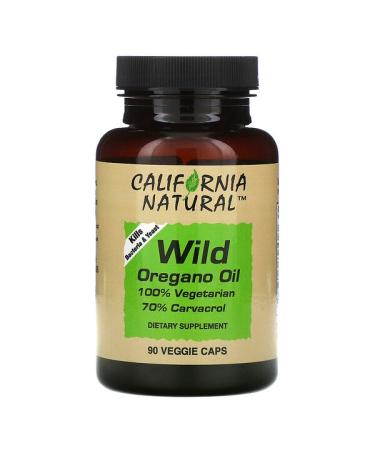 California Natural Wild Oregano Oil 90 Veggie Caps