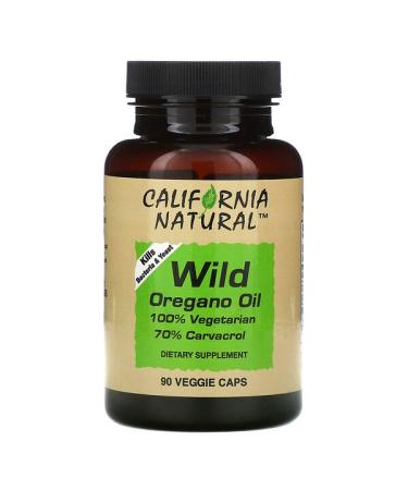 California Natural Wild Oregano Oil 90 Veggie Caps