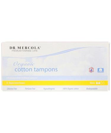 Dr. Mercola Organic Cotton Tampons Regular 16 Tampons
