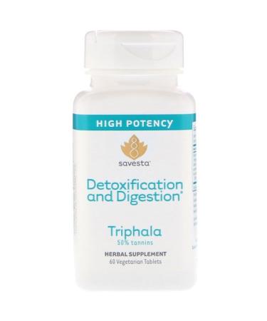 Savesta Detoxification and Digestion Triphala 60 Vegetarian Tablets