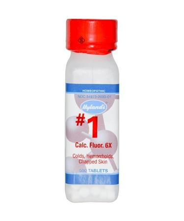 Hyland's #1 Calc. Fluor. 6X 500 Tablets