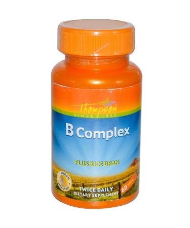 Thompson B Complex Plus Rice Bran 60 Tablets
