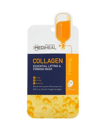 Mediheal Collagen Essential Lifting & Firming Beauty Mask 1 Sheet 0.81 fl oz (24 ml)