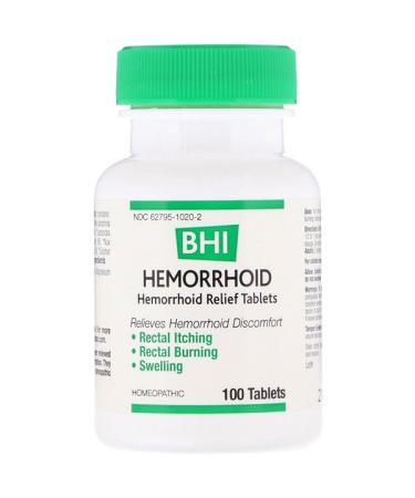 MediNatura BHI Hemorrhoid 100 Tablets