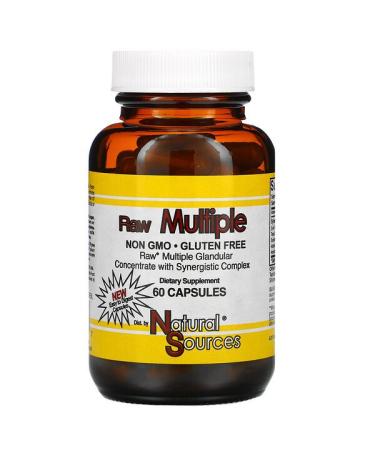Natural Sources Raw Multiple 60 Capsules
