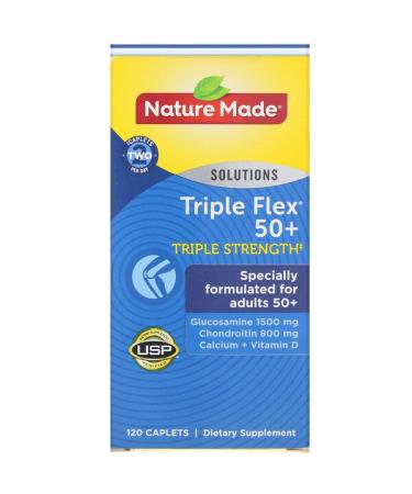 Nature Made Triple Flex 50+ Triple Strength 120 Caplets