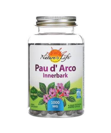 Nature's Herbs Pau d' Arco Innerbark 100 Capsules