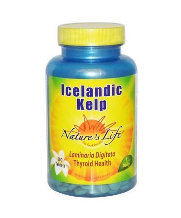 Nature's Life Icelandic Kelp 500 Tablets