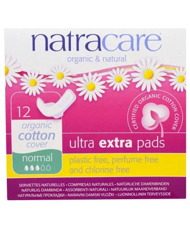 Natracare Organic & Natural Ultra Extra Pads Normal 12 Pads