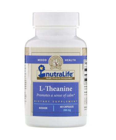 NutraLife L-Theanine 200 mg 60 Capsules