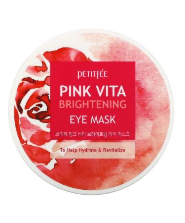 Petitfee Pink Vita Brightening Eye Mask 60 Pieces (70 g)