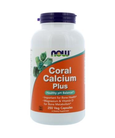 Now Foods Coral Calcium Plus 250 Veg Capsules