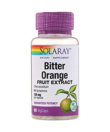 Solaray Bitter Orange Fruit Extract 120 mg 60 VegCaps