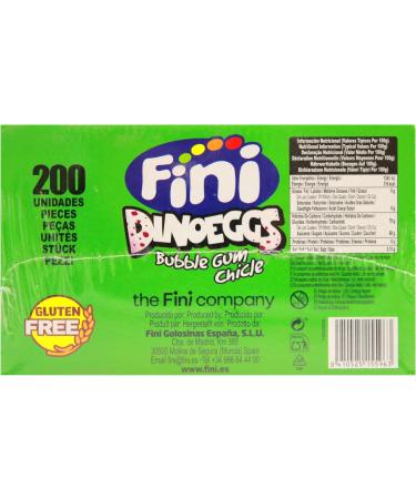 Buy Fini Dino-Eggs Filled Chewing Gum - 200 Pieces Box | International Shipping Available - Buy Online on GoSupps.com