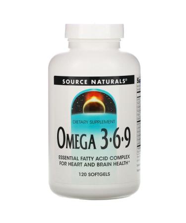 Source Naturals Omega 3-6-9 120 Softgels