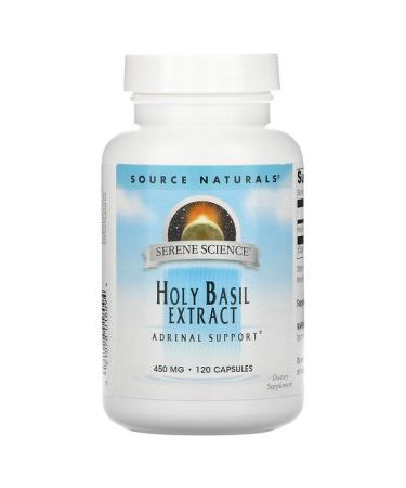 Source Naturals Serene Science Holy Basil Extract 450 mg 120 Capsules