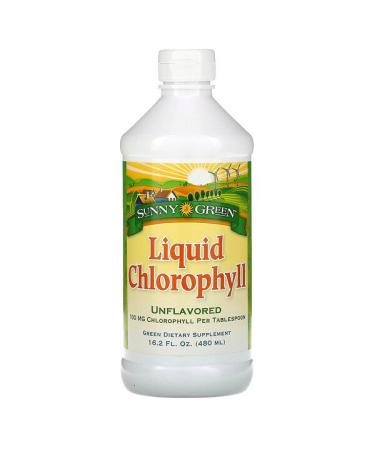 Sunny Green Liquid Chlorophyll Unflavored 100 mg 16.2 fl oz (480 ml)