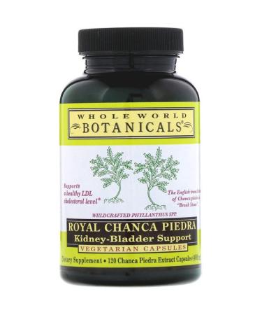 Whole World Botanicals Royal Chanca Piedra Kidney-Bladder Support 400 mg 120 Vegetarian Capsules