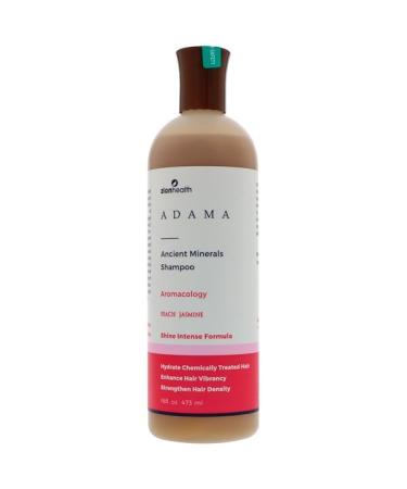 Zion Health Adama Ancient Minerals Shampoo Peach Jasmine 16 fl oz (473 ml)