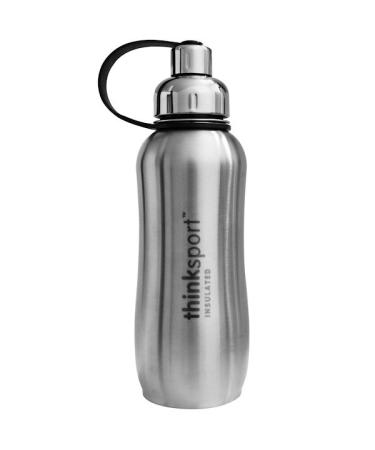 Think Thinksport Insulated Sports Bottle Silver 25 oz (750 ml)