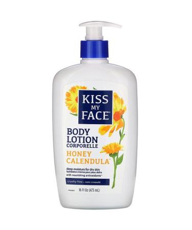 Kiss My Face Body Lotion  Honey Calendula 16 fl oz (473 ml)